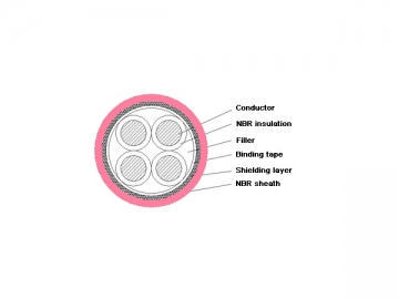 Câble d'alimentation isolé NBR 0,6/1Kv