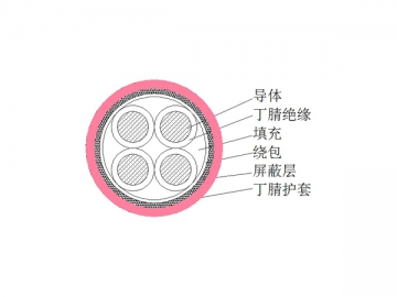 Câble d'alimentation isolé NBR 0,6/1Kv