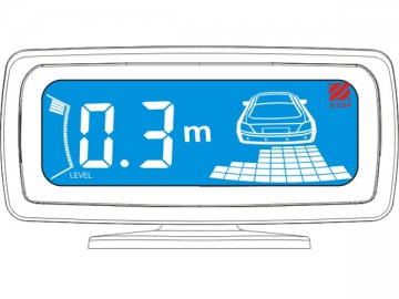 Radar de recul avec écran LCD