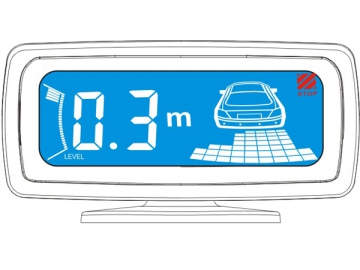 Radar de recul avec écran LCD