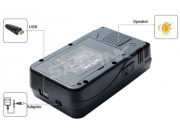 Mesureur de champ satellite numérique DVB-S avec analyseur de spectre WS6902