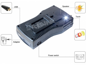 Mesureur de champ numérique combo (avec analyseur de spectre Modèle DVB-T&DVB-S WS6936)