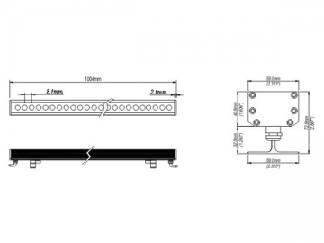 Lèche-mur LED SC-CWW18-36