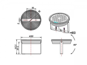 Lèche-mur LED SC-SD03-RGB