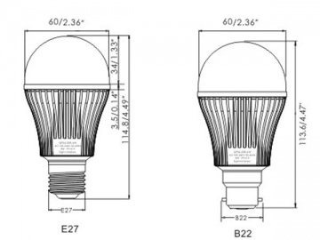 Ampoule LED 8W QP06