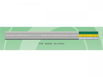 Câble plat pour ascenseurs TVVB (Conducteurs torsadés)