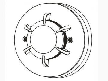 Détecteur de fumée photoélectrique interconnectable 4 fils 46 mm