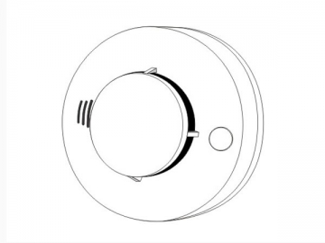 Détecteur de fumée photoélectrique interconnectable 4 fils 43 mm