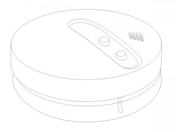 Détecteur de fumée interconnectable filaire (alimentation AC)