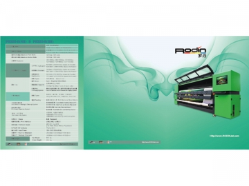 Imprimante jet d’encre UV roll-to-roll