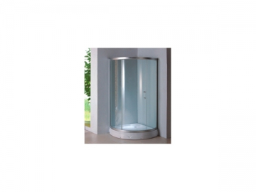 Cabine de douche quart de cercle