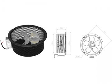 Ventilateur pour ascenseur