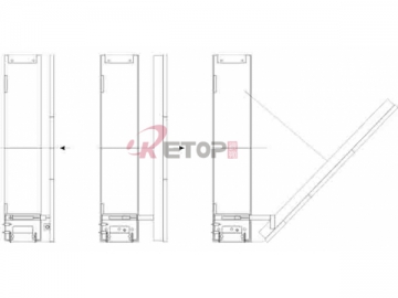 Écran à LED à module relevable