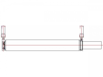 Rouleuse à 3 rouleaux pour remorque