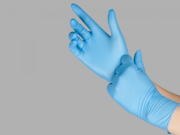 Gants nitrile jetables