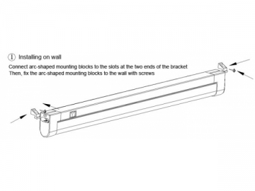 Tube LED T5 étanche à la poussière avec couvercle double protection