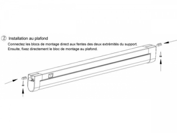 Tube LED T5 étanche à la poussière avec couvercle double protection