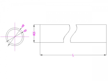 Tube LED T5 haute tension avec alimentation interne (AC110/220V)