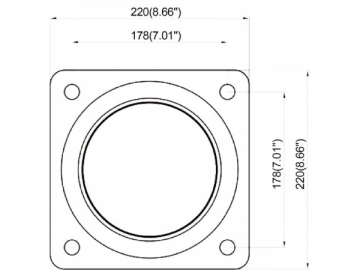 Douche solaire en deux segments