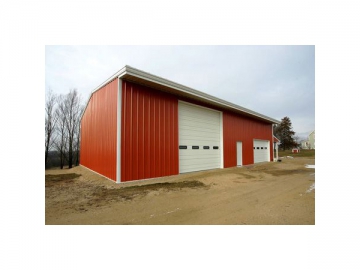 Garage en acier