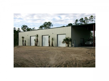 Garage en acier