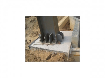 Bâtiment à structure en acier