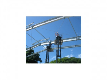 Bâtiment à structure en acier