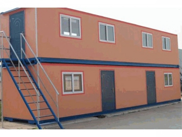 Bâtiment modulaire conteneur multi-étages