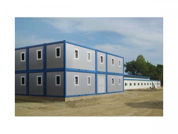 Bâtiment modulaire conteneur multi-étages