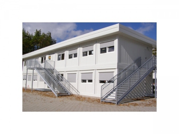 Bâtiment modulaire conteneur multi-étages