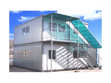 Bâtiment modulaire conteneur multi-étages