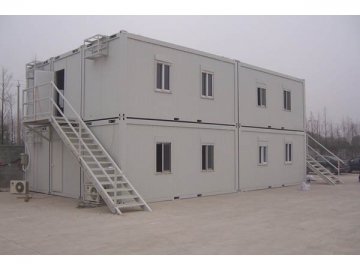 Bâtiment modulaire conteneur multi-étages