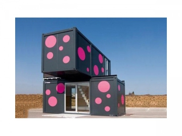 Bâtiment modulaire conteneur multi-étages