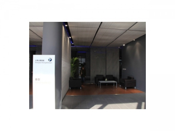 Maille de décoration pour magasin