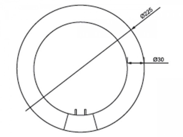 Tube à LED circulaire