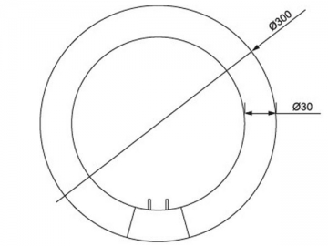 Tube à LED circulaire