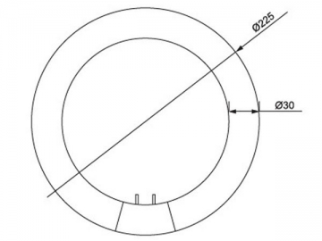 Tube à LED circulaire