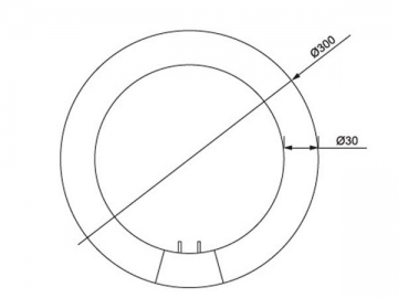 Tube à LED circulaire