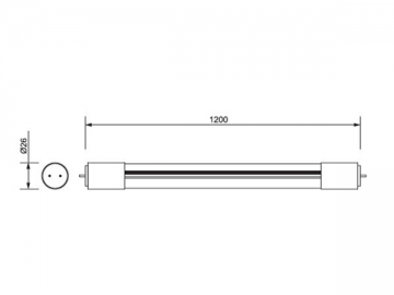 Tube à LED T8