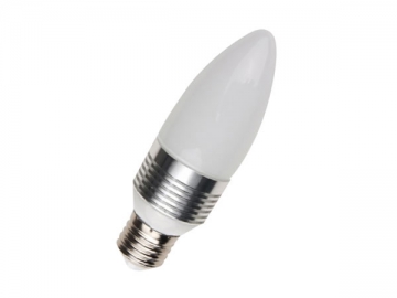 Ampoule flamme à LED E14 - dépolie