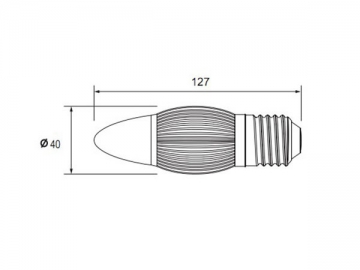 Ampoule flamme à LED E27