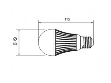 Ampoule à LED COB