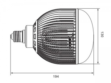 Ampoule à LED à refroidissement