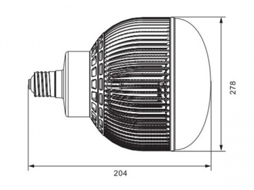 Ampoule à LED à refroidissement E40