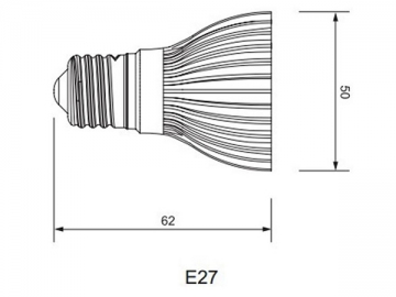 Spot à LED E27 PAR16