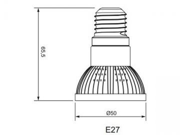 Spot à LED E27 PAR16