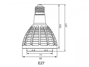 Spot à LED E27 PAR30