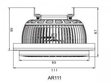 Spot à LED AR111