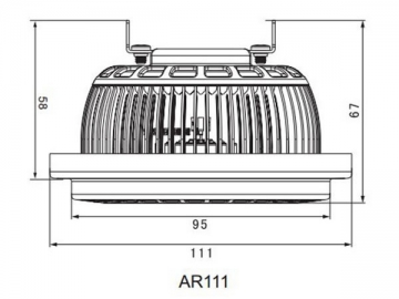 Spot à LED AR111