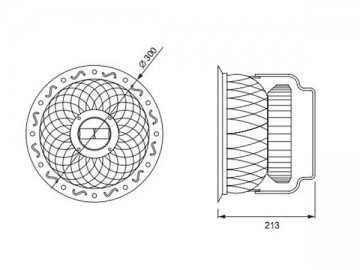 Luminaire à LED antidéflagrant en aluminium